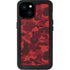 Red Street Camo iPhone 15 Plus Waterproof Case